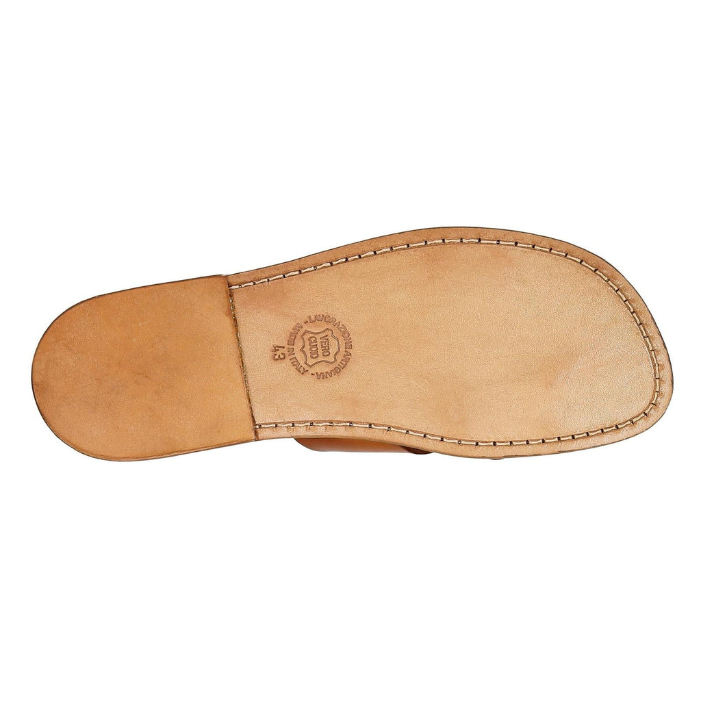 Tong en cuir pour homme artisanales fait à la main