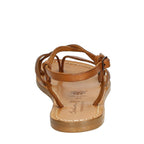 Women's leather sandals Handmade in Italy in vintage cuir