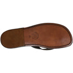 Handmade leather thongs sandals for men Made in Italy