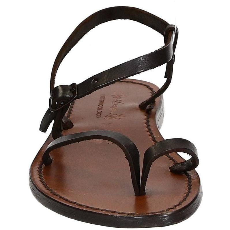 Sandali schiava infradito da donna color testa di moro