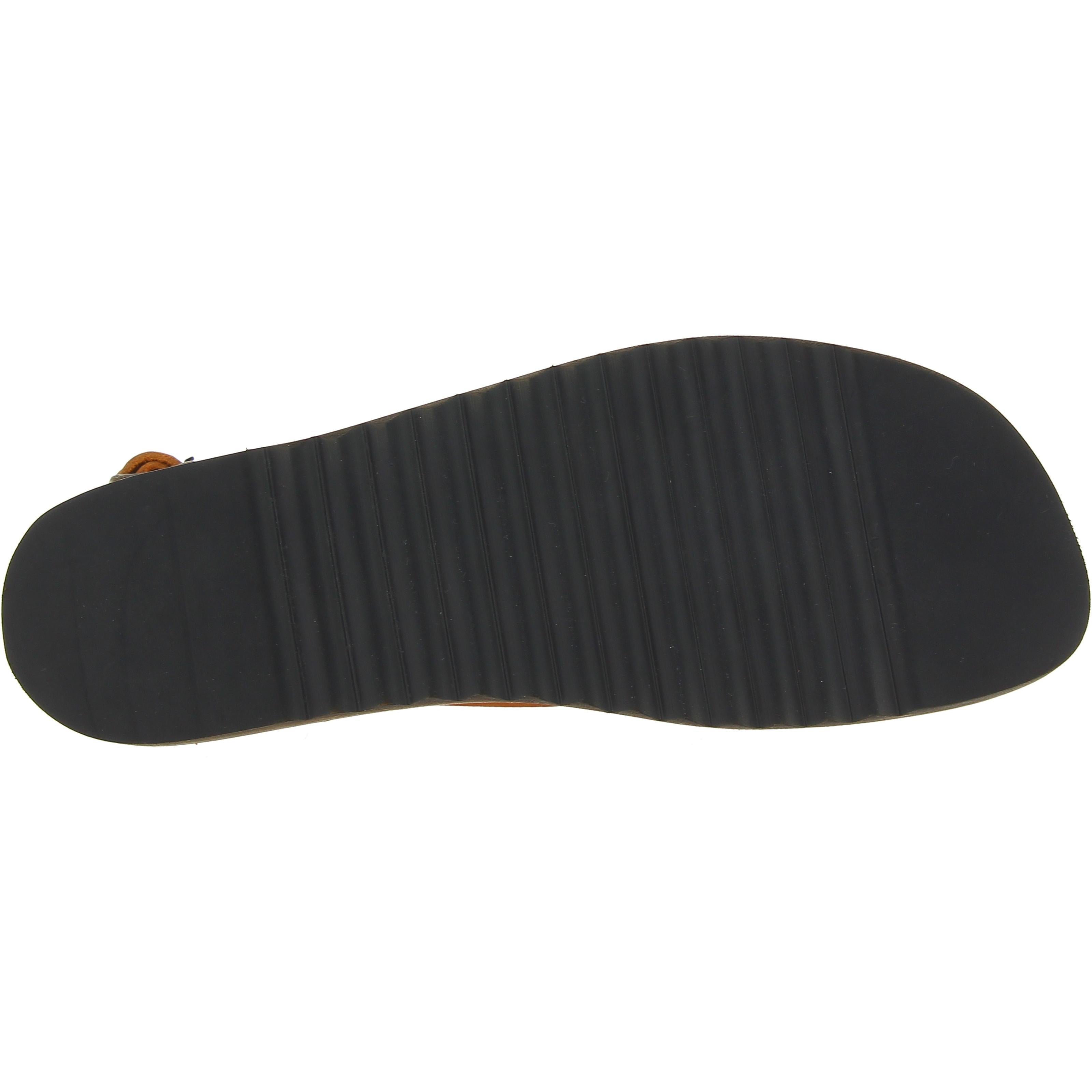 Sandali gladiatore uomo in pelle con suola in gomma spessa