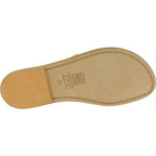 Sandali donna in pelle nabuk color ocra fatti a mano