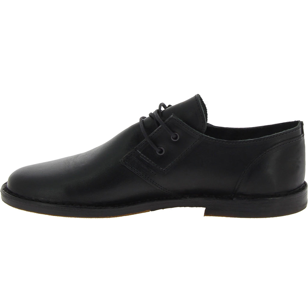 Scarpe basse da donna in pelle nera fatte a mano in Italia