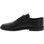 Scarpe basse da donna in pelle nera fatte a mano in Italia