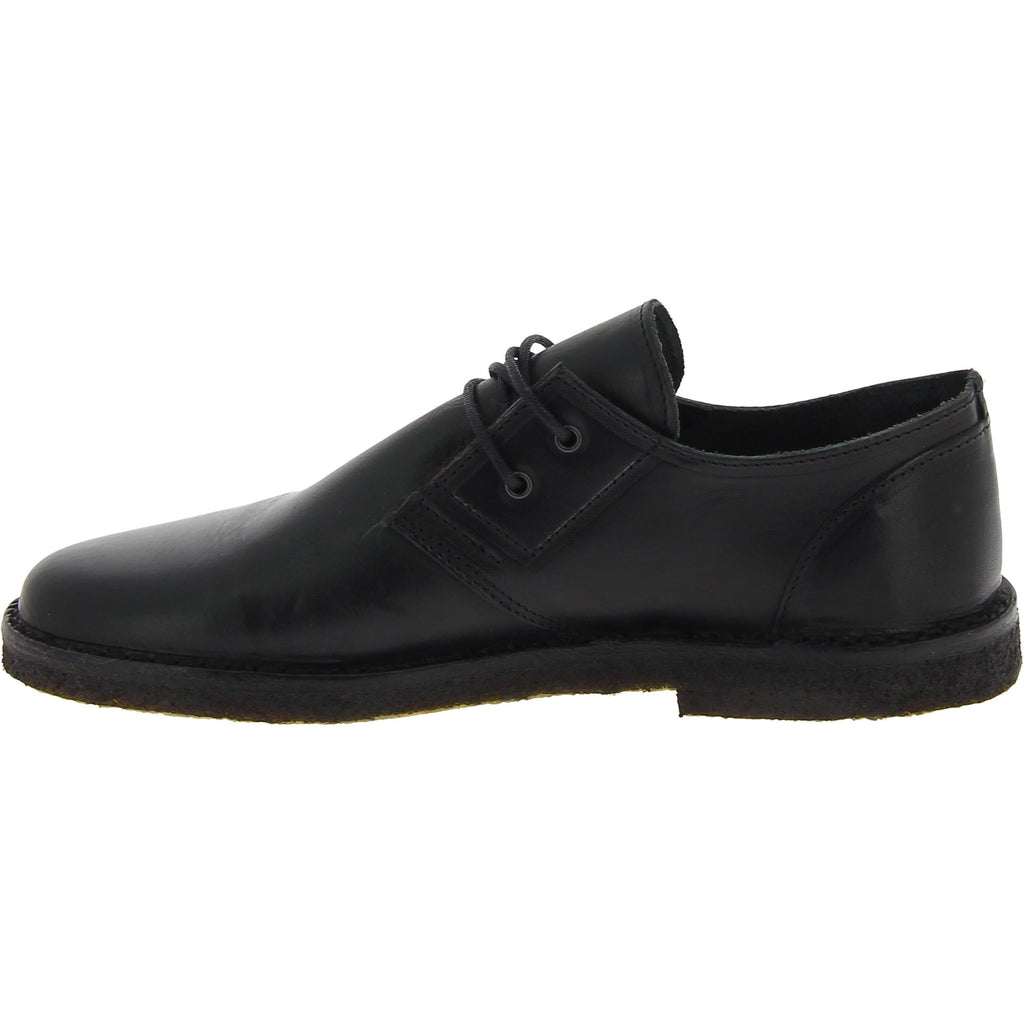 Scarpe basse da donna in pelle nera fatte a mano in Italia