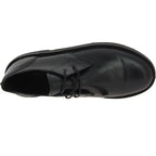 Scarpe basse da donna in pelle nera fatte a mano in Italia