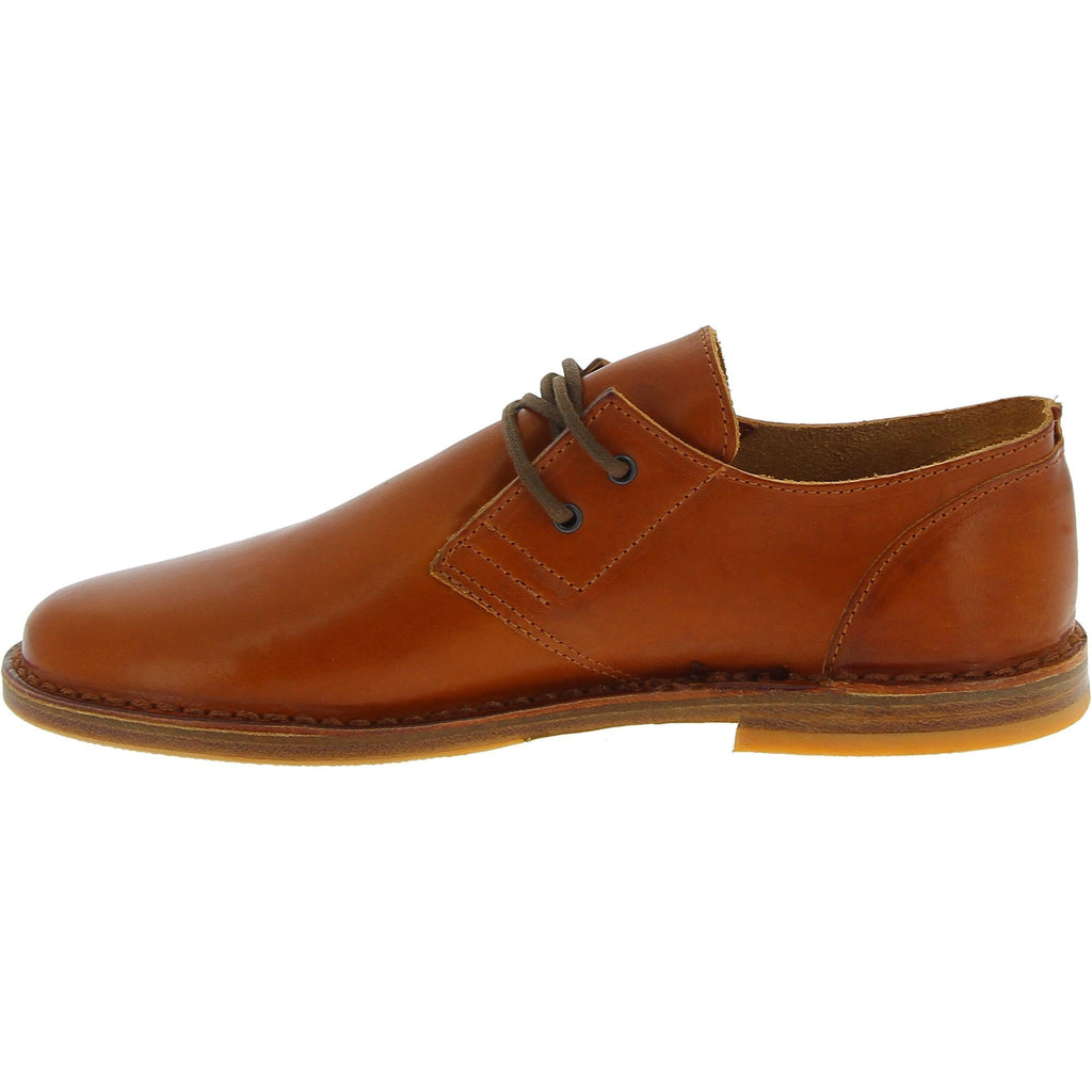 Scarpe basse da donna in pelle marrone fatte a mano in Italia