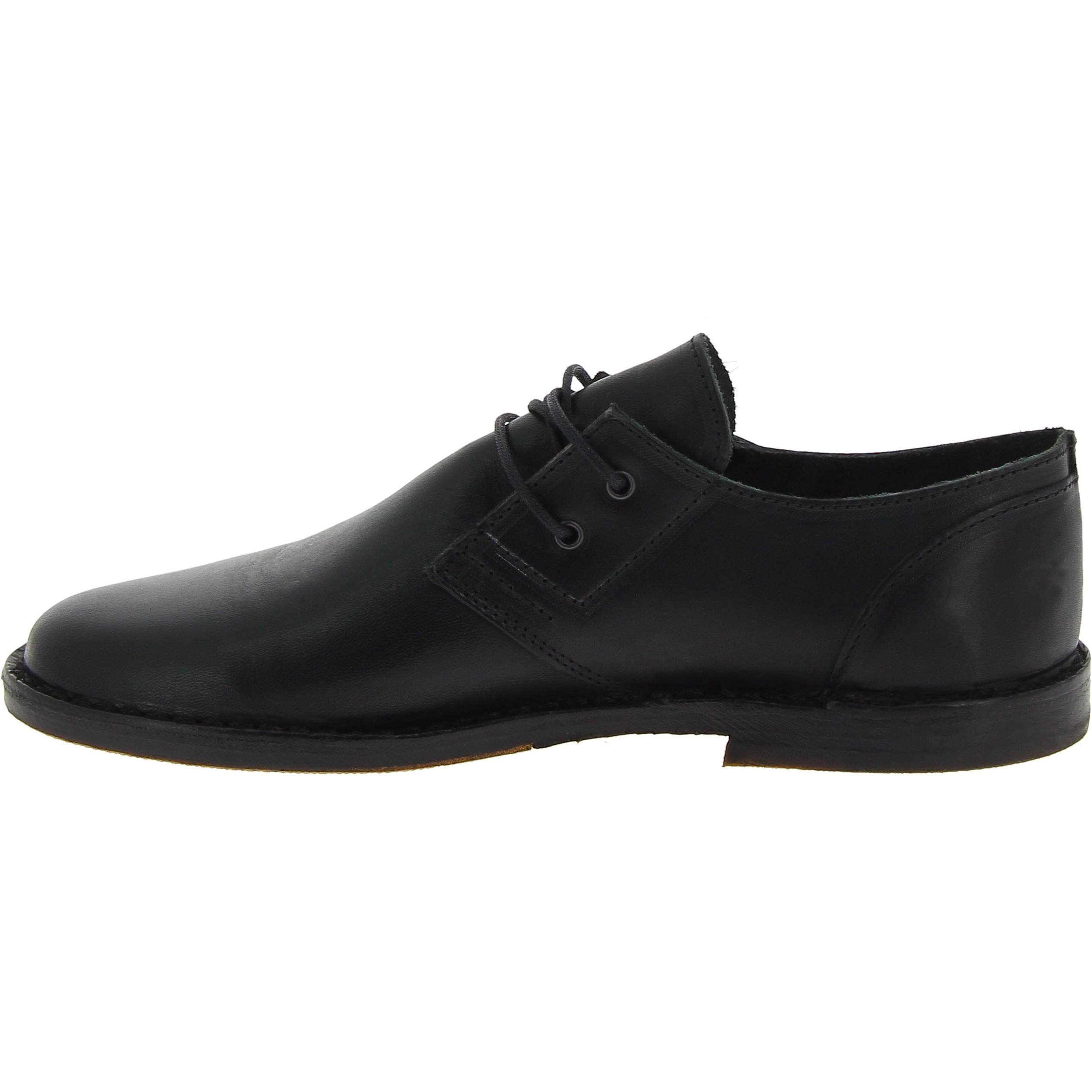 Scarpe basse da uomo in pelle nera fatte a mano in Italia