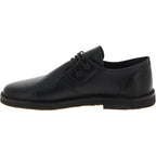 Scarpe basse da uomo in pelle nera fatte a mano in Italia