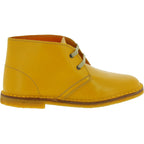 Chukka boots da bambino in pelle gialla fatte a mano in Italia