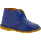 Chukka boots da bambino in pelle gialla fatte a mano in Italia
