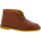 Chukka boots da bambino in pelle gialla fatte a mano in Italia