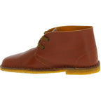 Chukka boots da bambino in pelle gialla fatte a mano in Italia