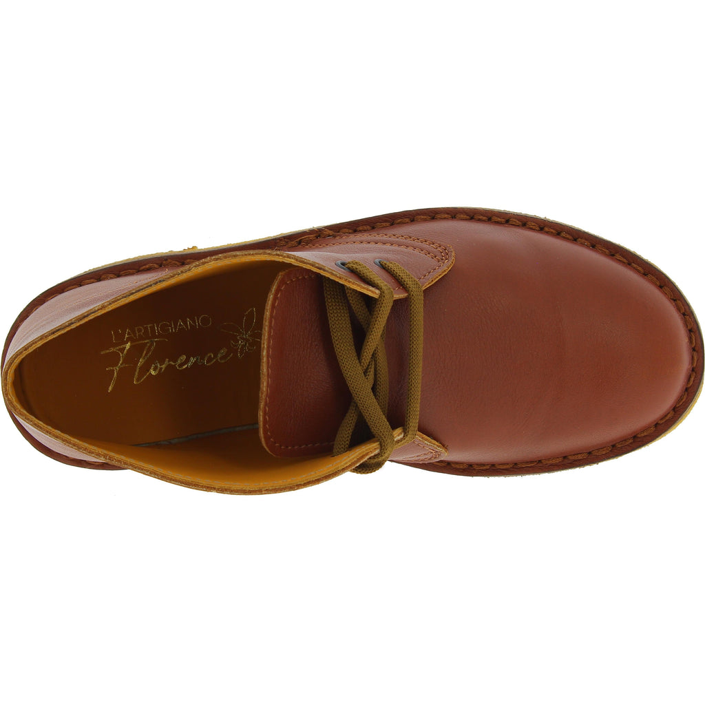 Chukka boots da bambino in pelle gialla fatte a mano in Italia