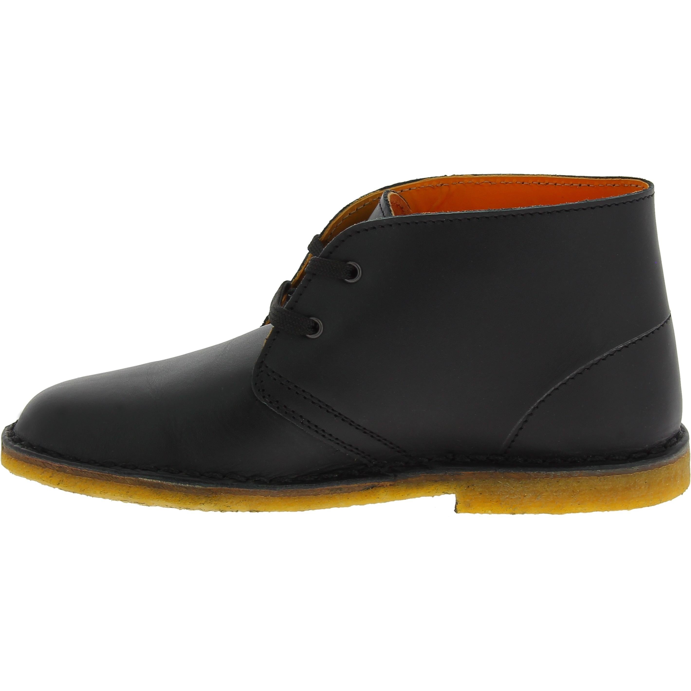 Chukka boots da bambino in pelle gialla fatte a mano in Italia