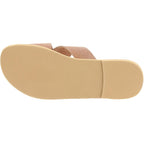 Sandali uomo in nubuck marrone chiaro fatti a mano in Grecia