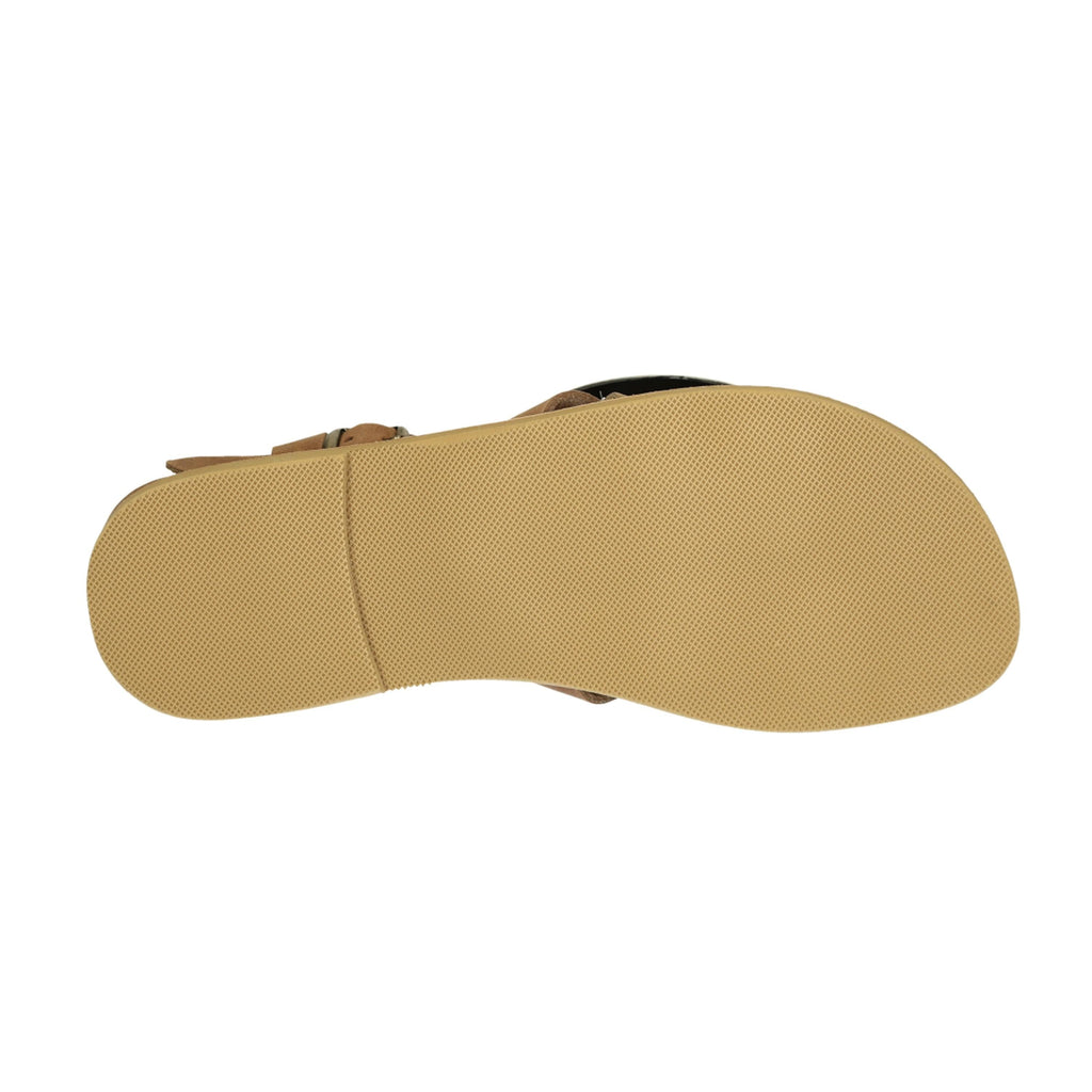 Sandali infradito da uomo in pelle nabuk nude fatti a mano