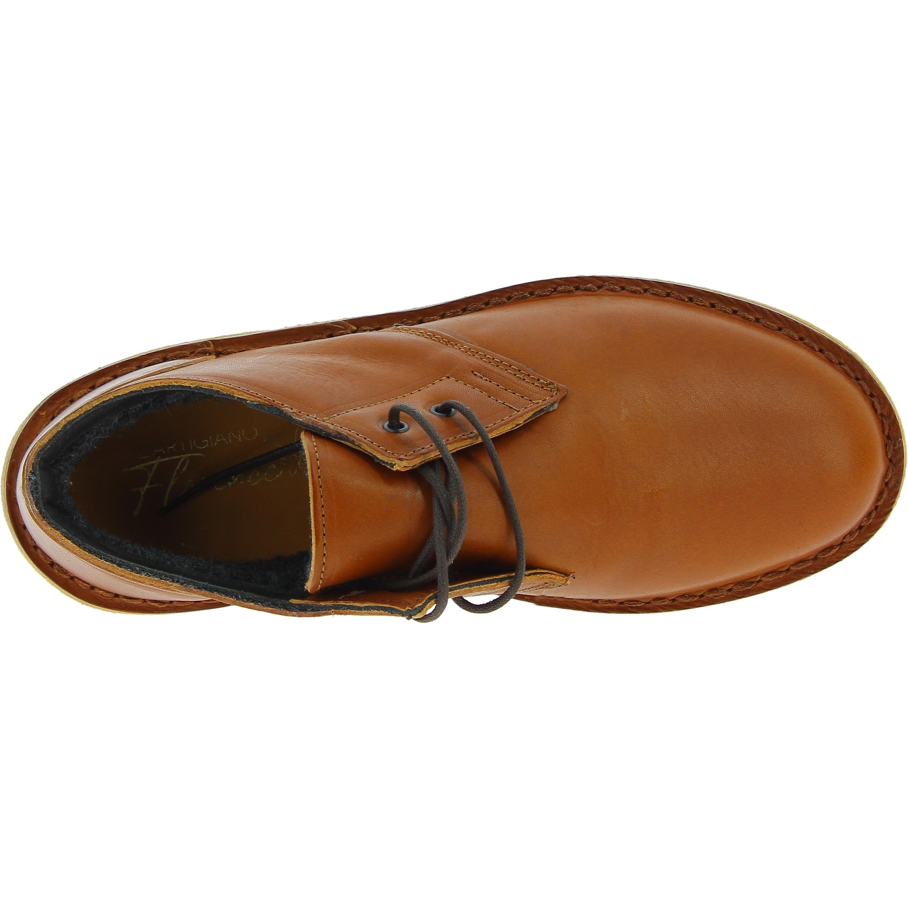 Scarpe basse da donna in pelle marrone fodera invernale