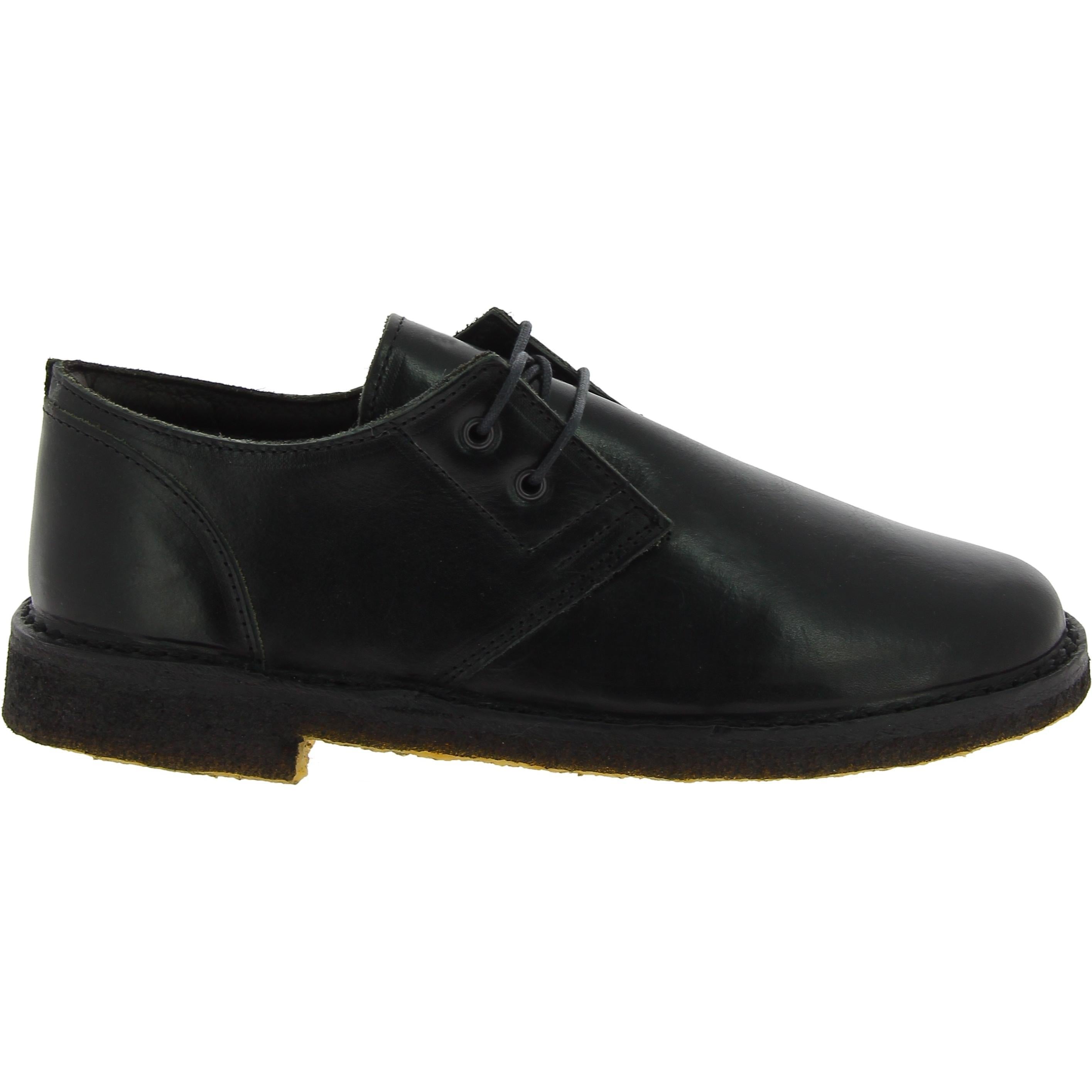 Scarpe basse da donna in pelle nera con fodera invernale