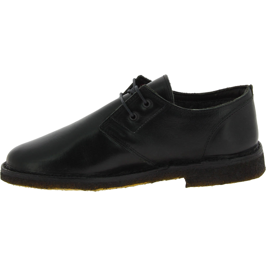 Scarpe basse da donna in pelle nera con fodera invernale