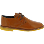 Scarpe basse da uomo in pelle marrone con fodera invernale
