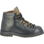 Stivale da montagna unisex color nero con suola in caucciù