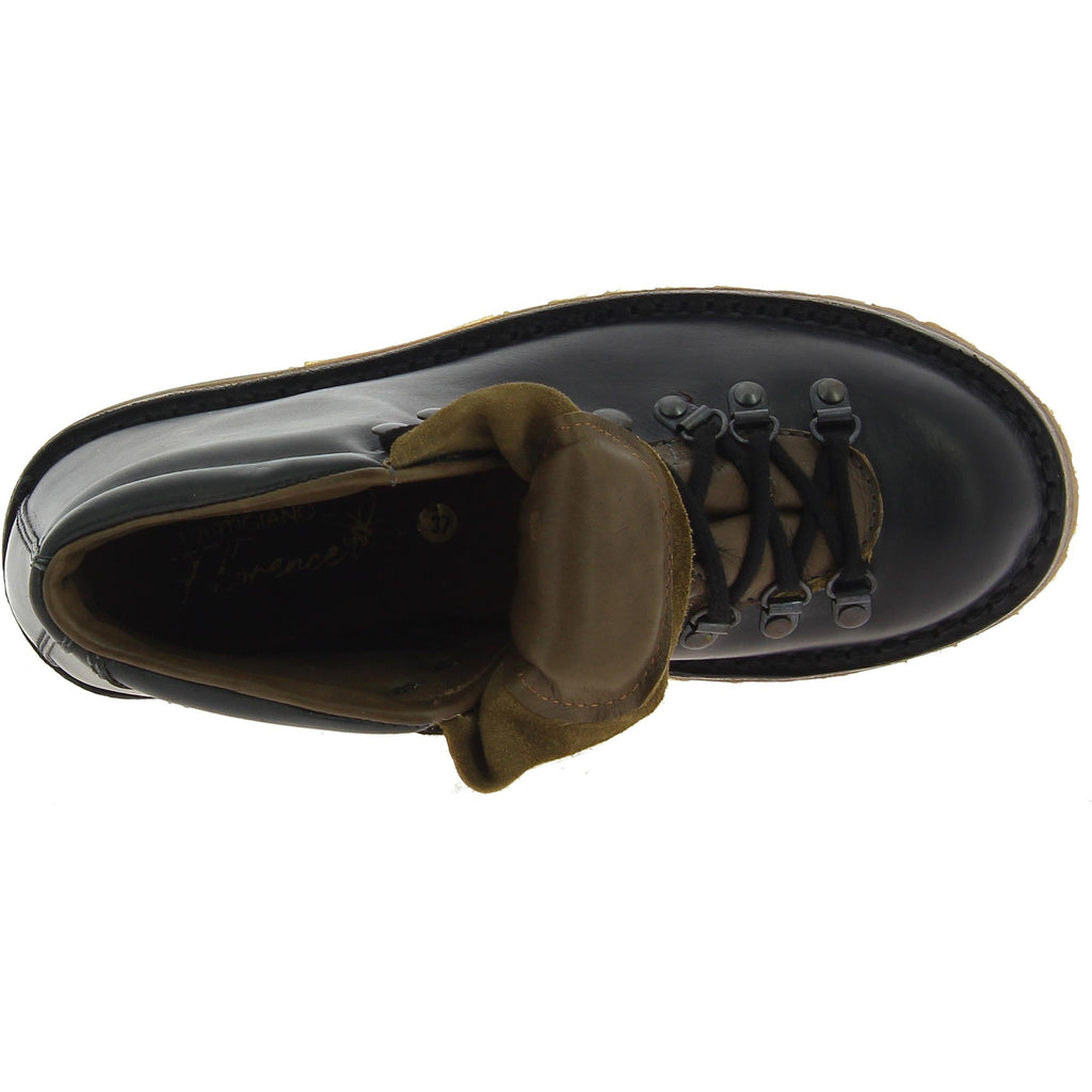 Stivale da montagna donna fashion color nero artigianale