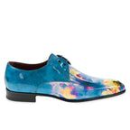 Psychedelic patent leather ceremonial derby - Fratelli Borgioli - Italian craftsmanship (handcrafted)