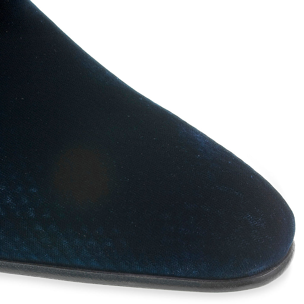 Derby in Printed Velvet and Patent - Fratelli Borgioli - Italian Craftsmanship (handmade)