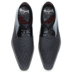 Formal shoes in Diamond Printed Patent Leather - Fratelli Borgioli - Italian Craftsmanship (made by hand)