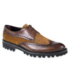 Brogued derby with country style - Fratelli Borgioli - Italian craftsmanship (handmade)