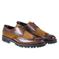 Brogued derby with country style - Fratelli Borgioli - Italian craftsmanship (handmade)