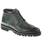 Bottle green deerskin ankle boot - Fratelli Borgioli - Italian craftsmanship (handcrafted)